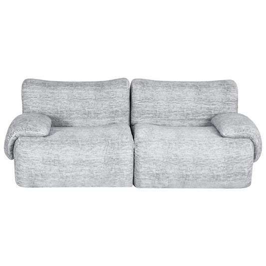 Artiss 2 Seater Sofa Modular Sectional Sofas Couch Bed No Assembly Living Room Grey