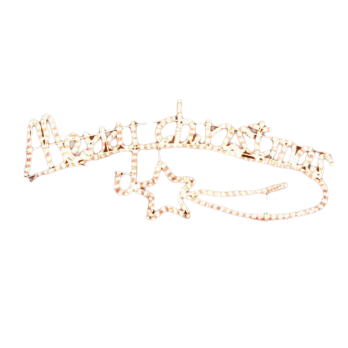 Samland Animated Merry Christmas Motif Rope Light W/ Controller