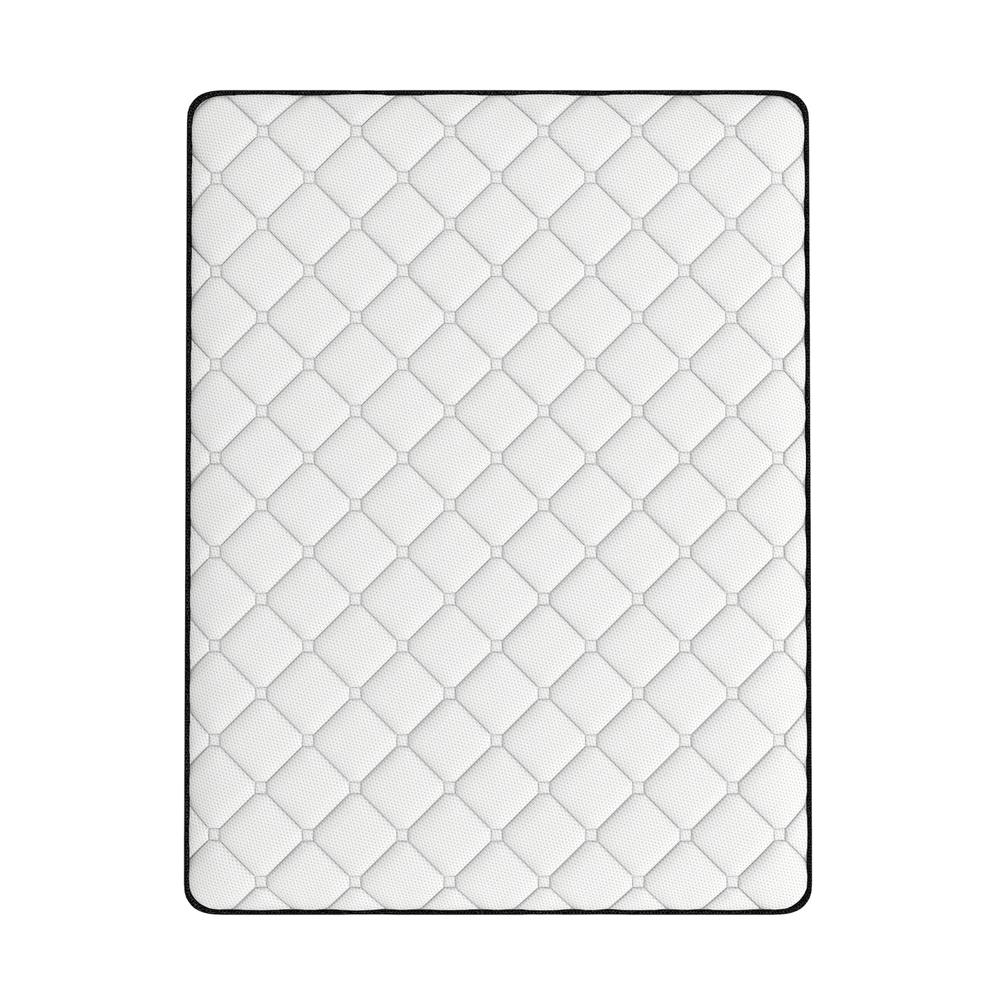 Comforpedic Mattress 5 Zone Medium Support Foam Bonnell Spring 21CM - Queen - White Black