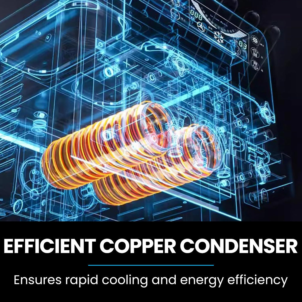 POLYCOOL Benchtop Soft Serve Ice Cream Machine, 3 Flavours, 2+Twist, Frozen Yoghurt, Acai Maker, Twin Cylinder, Counter Top Design, 15A Plug