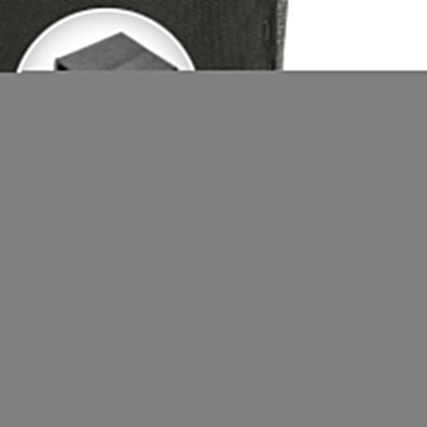 Storage Ottoman Stool 102cm Fabric DARK GREY