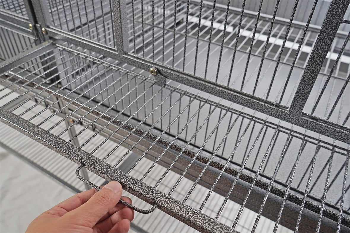 YES4PETS XL 184 cm Bird Cage Pet Parrot Aviary Perch Castor Wheel Removable Divider