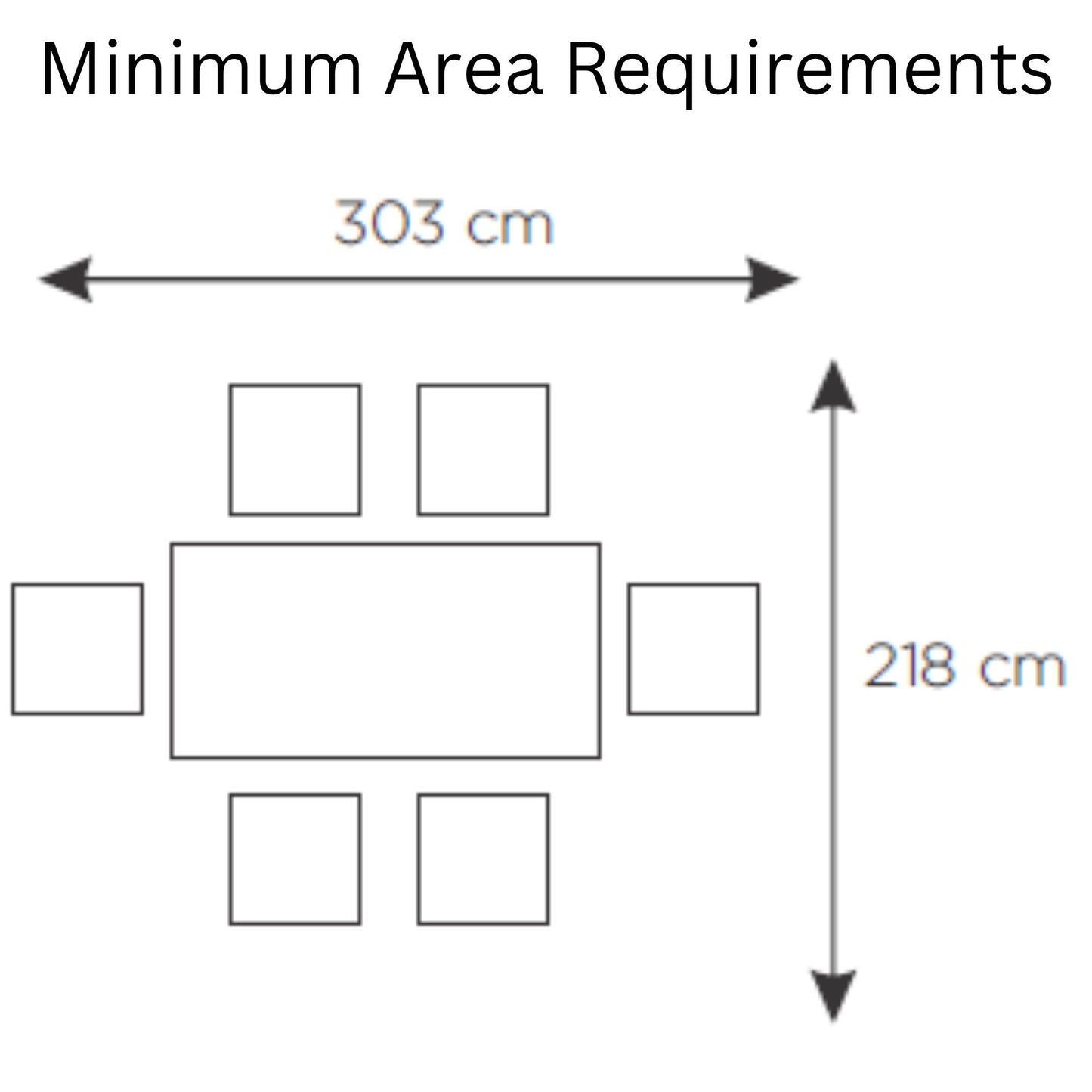 Florence 7pc Dining Table Set 180cm with 6 Fabric Chair French Provincial