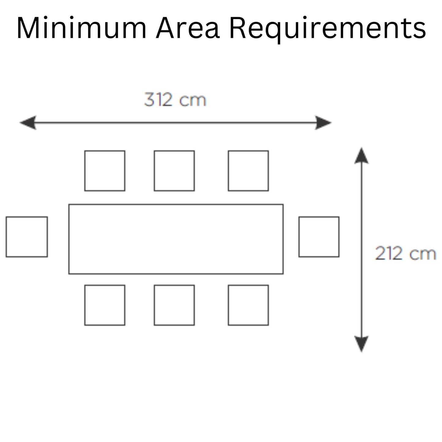 Florence 9pc High Dining Table Set 200cm 8 Fabric Chair French Provincial