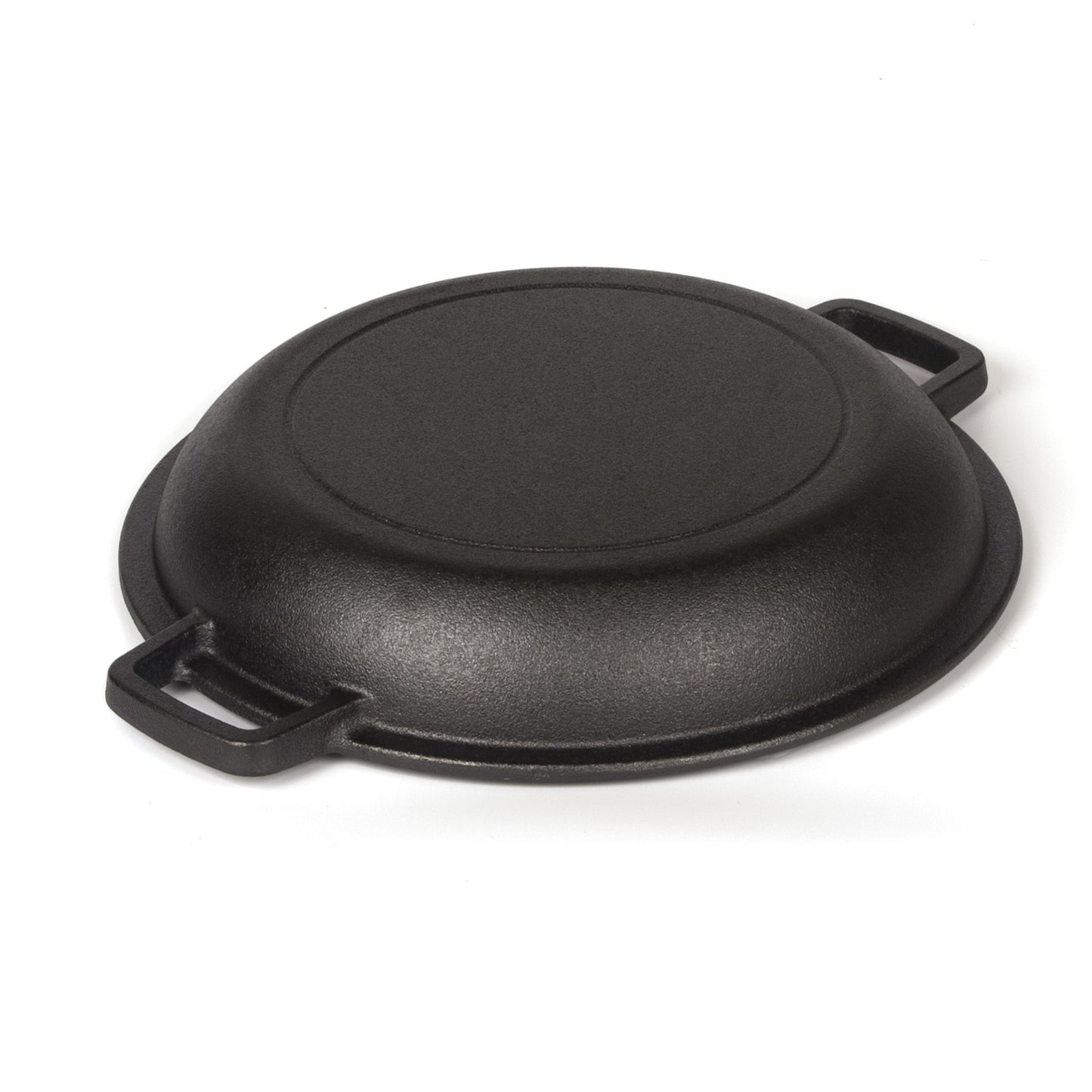 26cm 2-in-1 Cast Iron Dutch Oven & Skillet Set  Pre-Seasoned Dual-Use Pot with Lid Fry Pan, Durable & Versatile Cookware