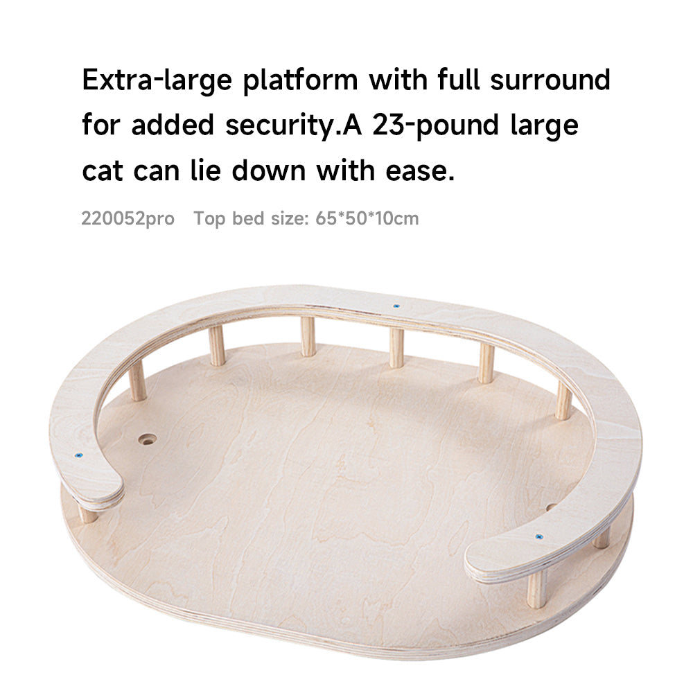 HONEYPOTCAT Majestic Reinforced Multi-Level Cat Tree - 165cm