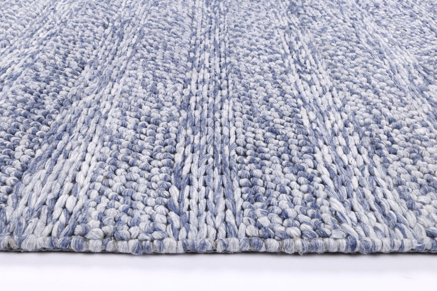 Harlow Ringlets Blue Wool Blend Rug 200x290
