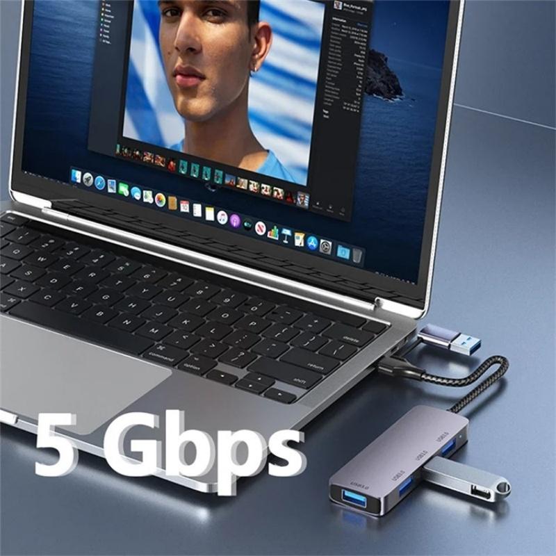 Usb + Type-C 3.0 Converter Hub For Laptop / Tablet