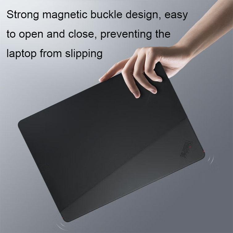 13 Inch Thinkpad Laptop Sleeve With Anti-Fall Protection And Magnetic Buckle - 13 Inch