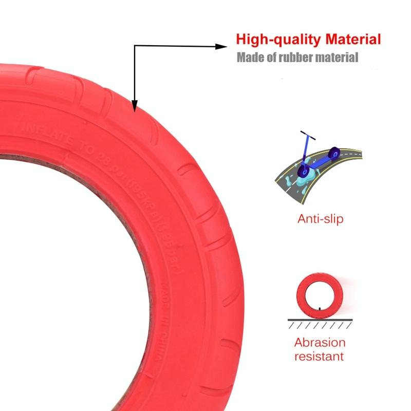 10x2 Inflatable Solid Tire for Xiaomi Mijia M365 Pro - Durable and Versatile
