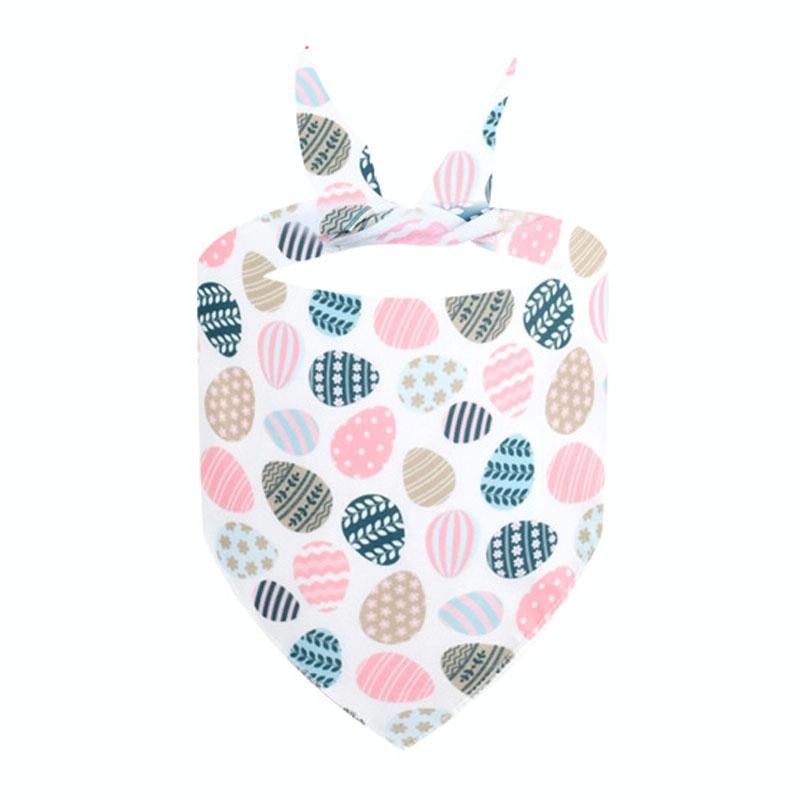 Cute Pet Triangle Towel Bib Cartoon Cats And Dogs Drool Towel Scarf - 02