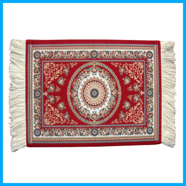 Retro Style Woven Mouse Pad Random Color