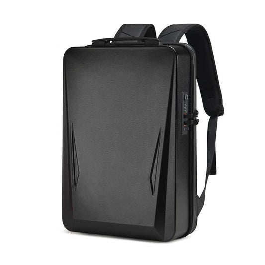15.6-17.3 Inch Hard Shell Gaming Backpack for Men - Black