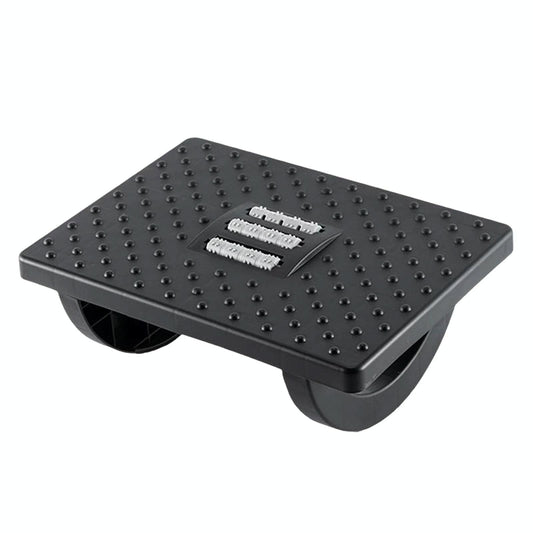 Under Desk Footrest Ergonomic Step Stool For Office Comfort - Black