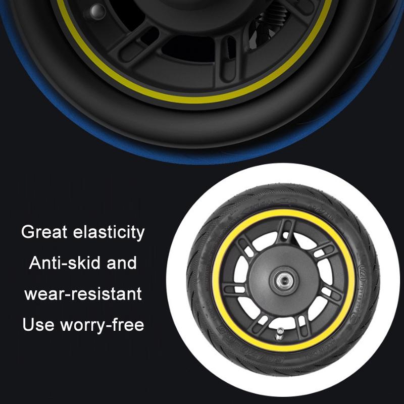 Front Wheel for Ninebot Max G30 - 10 Inch Tubeless Yellow