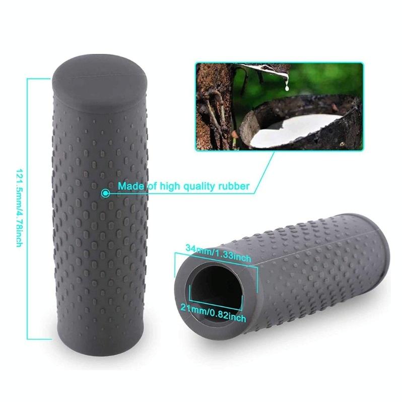 Rubber Handlebar Covers for Xiaomi Mijia M365 / M365 Pro - 2 Pairs - Black