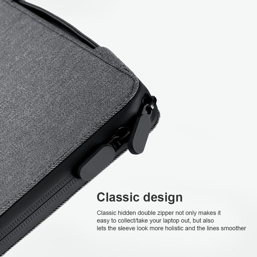 16.1 Inch Multifunctional Laptop Storage Bag with Holder - Classic Black