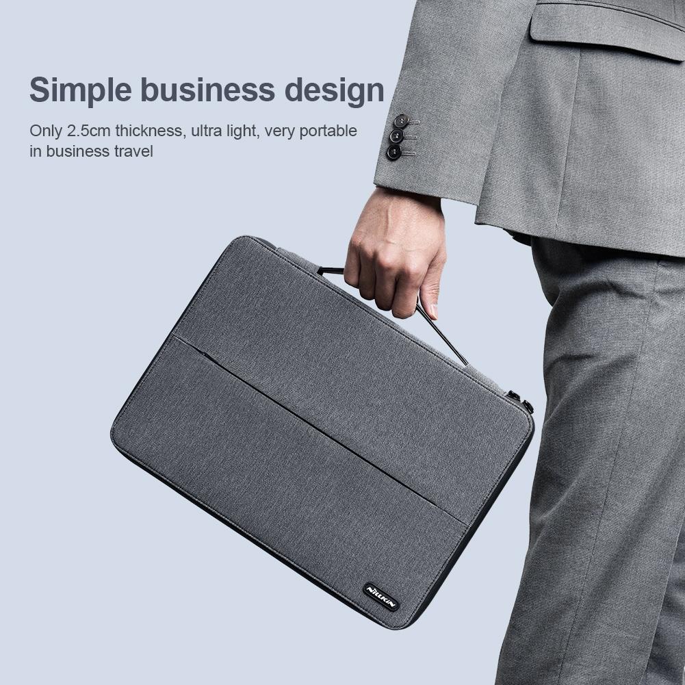 16.1 Inch Multifunctional Laptop Storage Bag with Holder - Classic Black