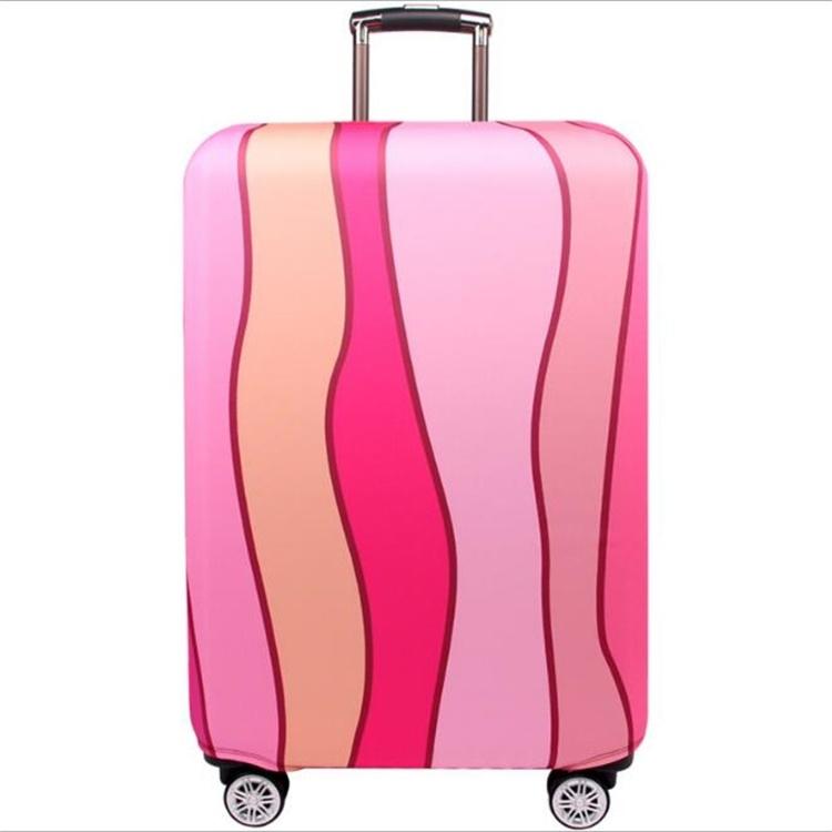 22-24 Inch Travel Suitcase Dust Covers - Elastic & Abrasion-resistant - Green Ripple