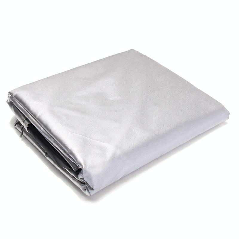 Waterproof Dustproof Protection Cover for Bathtub Pool Table & Chair - 244x244x30cm - Silver