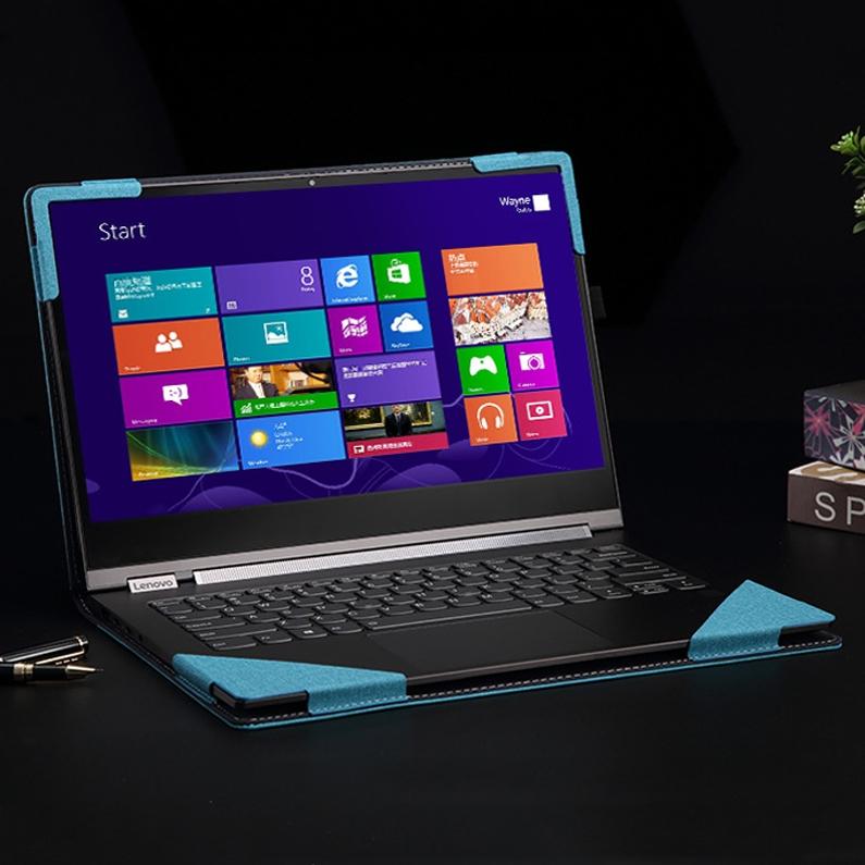 Yoga 5 Pro / 910 Laptop Cover - 13.9 Pu Leather Blue