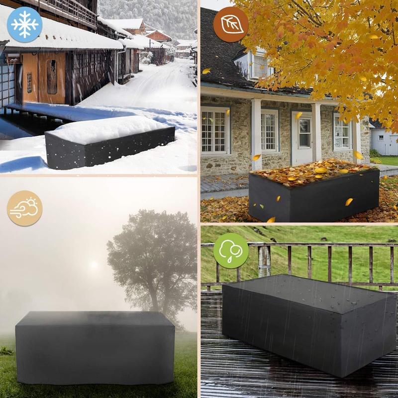 Waterproof Outdoor Furniture Cover for Garden Table and Chairs - 120x60x90cm