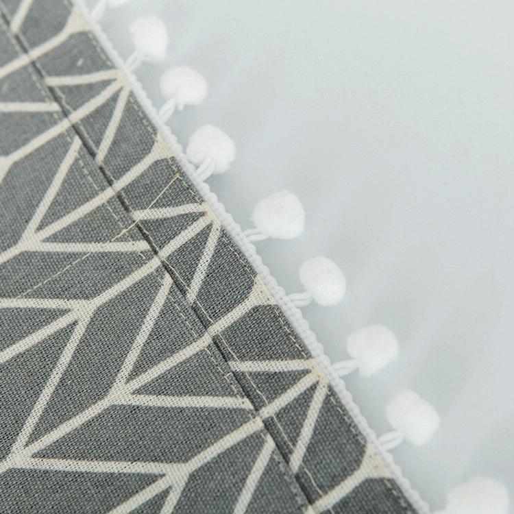 Kitchen Refrigerator and Washing Machine Dustproof Cover - 55x130cm - Gray Triangle