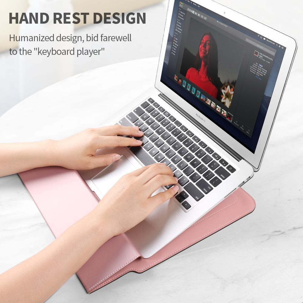 Waterproof 4-In-1 Laptop Holder With Wrist Protection - Black 11 / 12 Inch