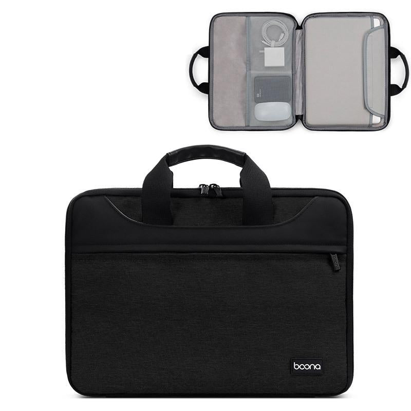 Waterproof Oxford Cloth Laptop Bag - Full Open Portable - 11 / 12 Inches - Grey