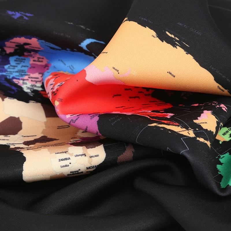 Xl Travel Luggage Cover - Dustproof Scratch-proof Elastic Sleeve - Fits 29-32 Inch Suitcases - Geometric Map