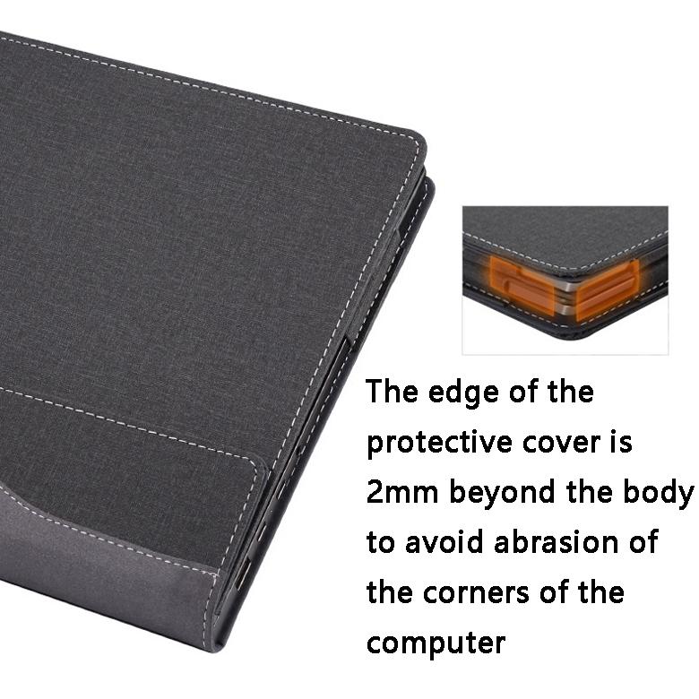 13.3 Hp Spectre X360 13-Aw Leather Laptop Case - Wine Red