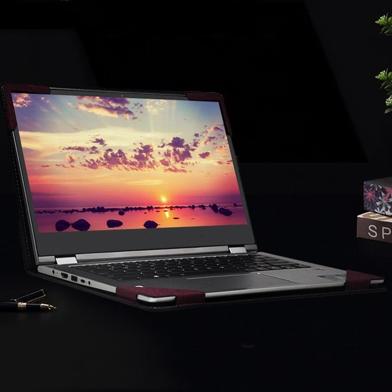 13.3 Hp Spectre X360 13-Aw Leather Laptop Case - Wine Red