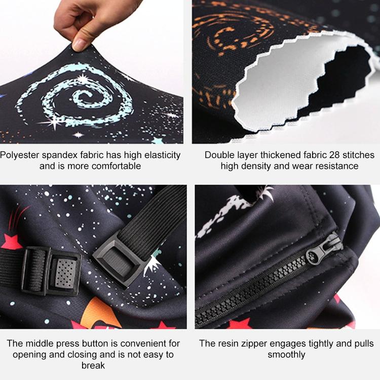 22-24 Inch Travel Suitcase Dust Covers - Elastic & Abrasion-resistant - Gradient Ripple
