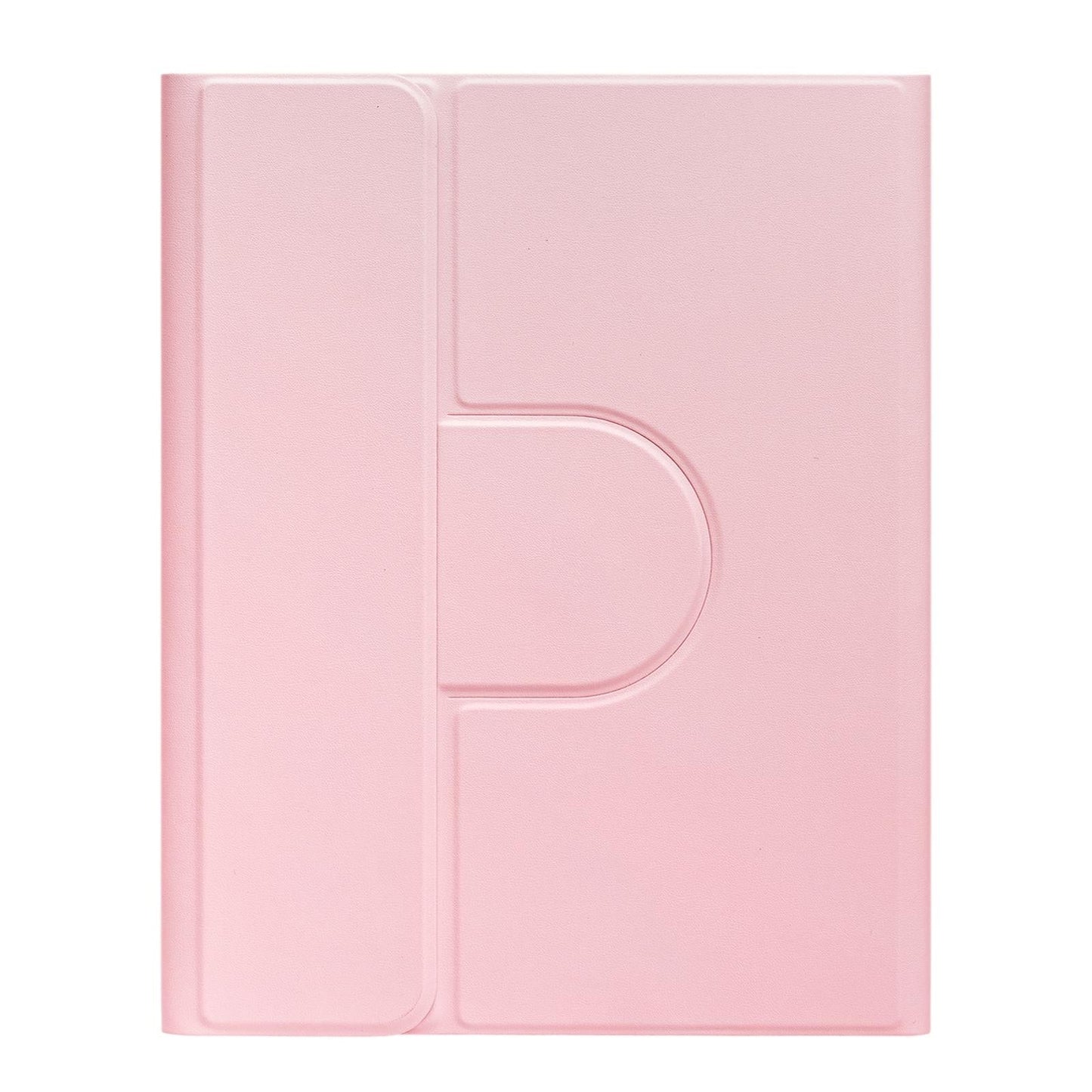 360 Degree Rotatable Bluetooth Keyboard Leather Case - Square Button - Light Purple - For Ipad 10.2 2021 / Air 2019