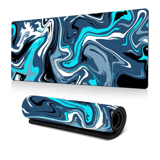 Abstract Gaming Desk Mat 300 X 600 X 2Mm - Abstract Fluid 9 - 400X900X2Mm