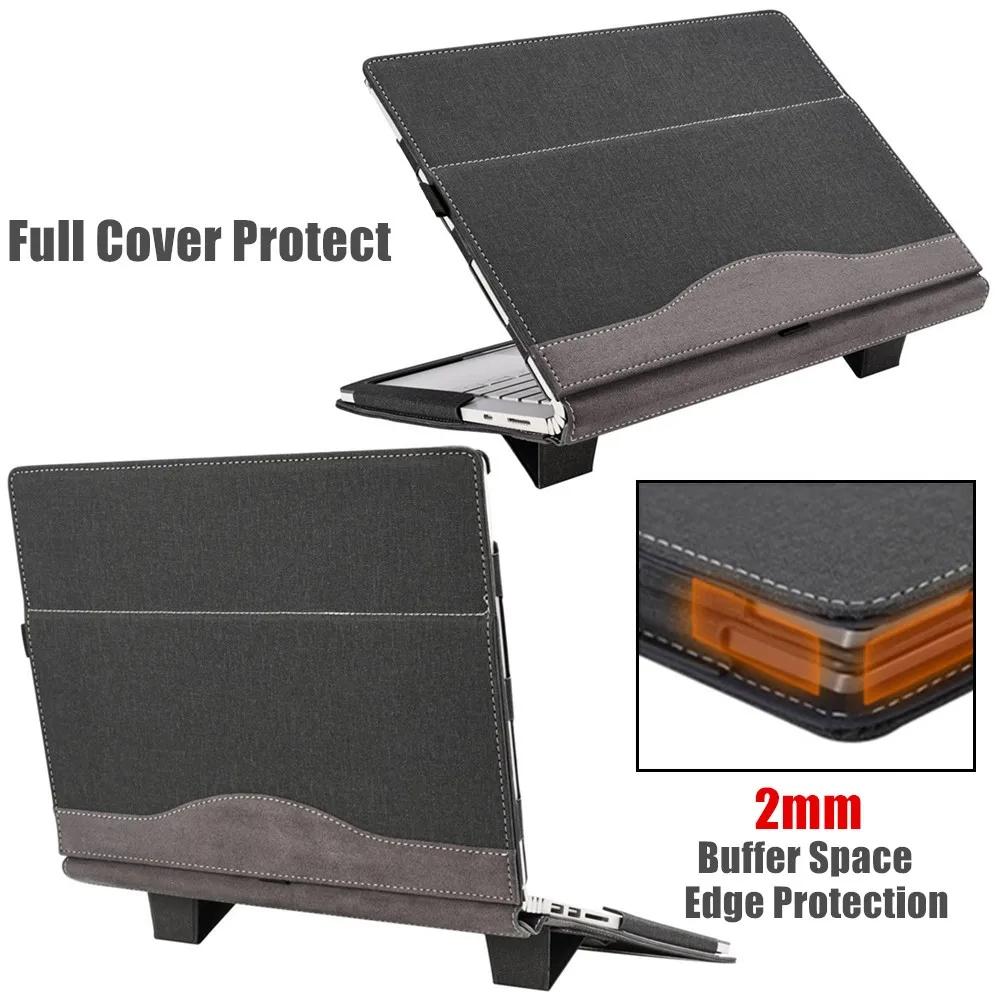 Protective Leather Laptop Case With Stand - 13.3 Inch - Wine Red - For Samsung Galaxy Book 3 360