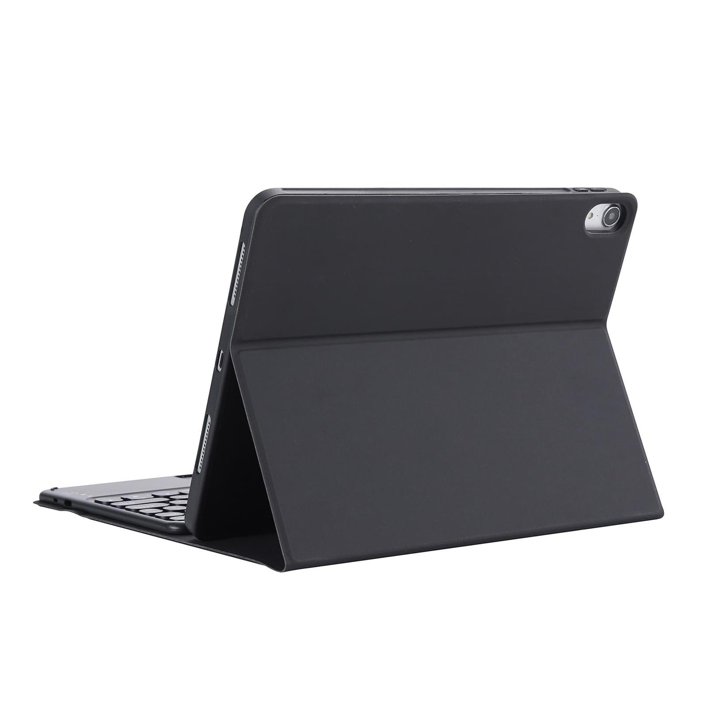 Detachable Bluetooth Keyboard Leather Case For Ipad Air 4 / 5 With Touch Control And Skin Feel Texture - Light Green