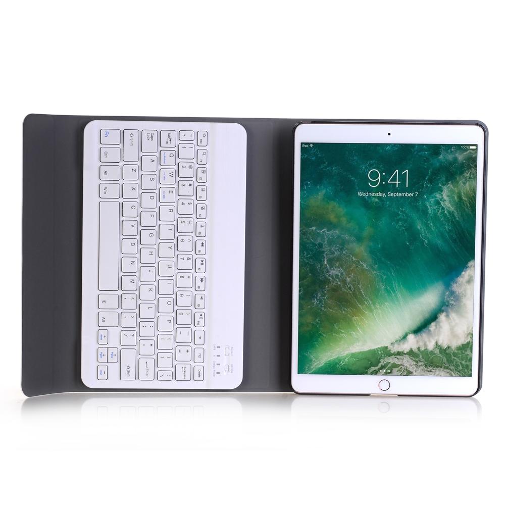 10.2 Ipad Bluetooth Keyboard Case With Stand - Ultra-Thin & Detachable - Dark Blue