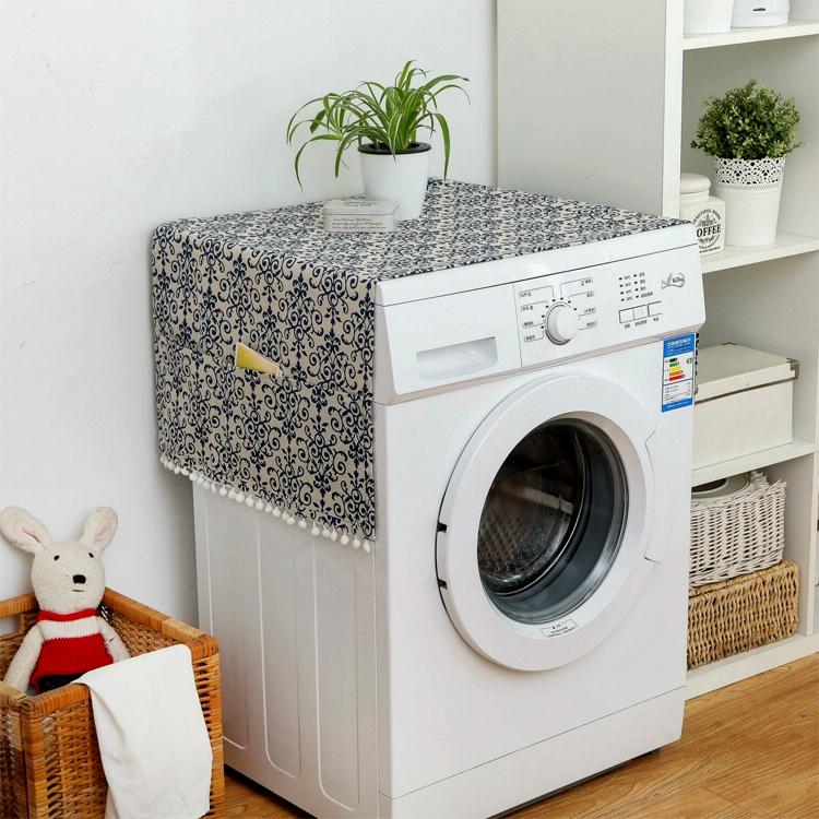 Kitchen Refrigerator and Washing Machine Dustproof Cover - 55x130cm - Dandelion