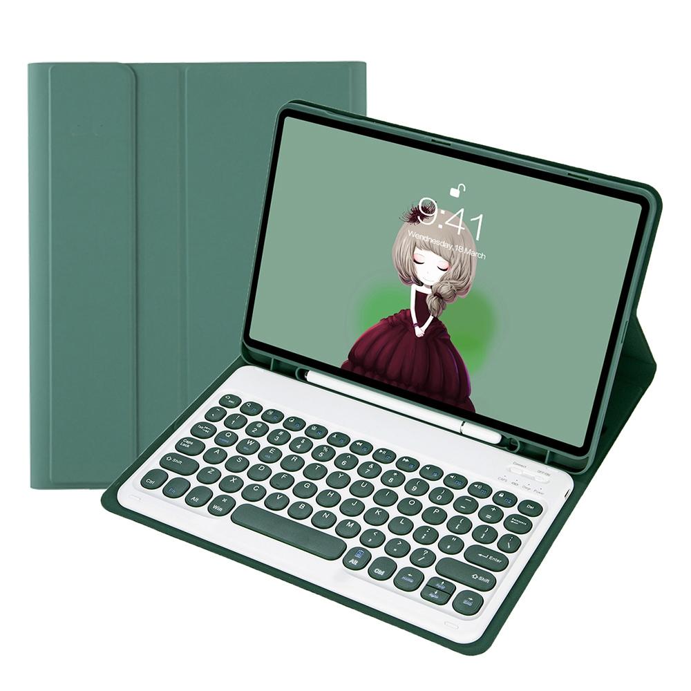 Detachable Bluetooth Keyboard Leather Case For Ipad Air 4 / 5 - Candy Colour Skin Texture - 10.9 Inch - For Ipad Air 4 10.9 2020 / Air 5 10.9 2022