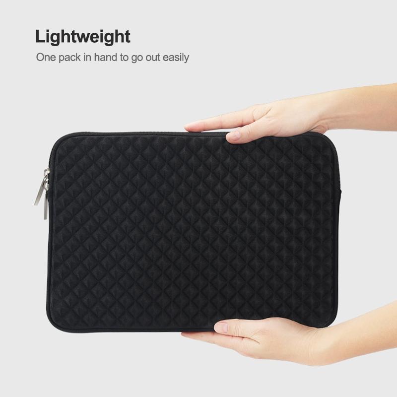 Textured Diamond Laptop Sleeve - Pink