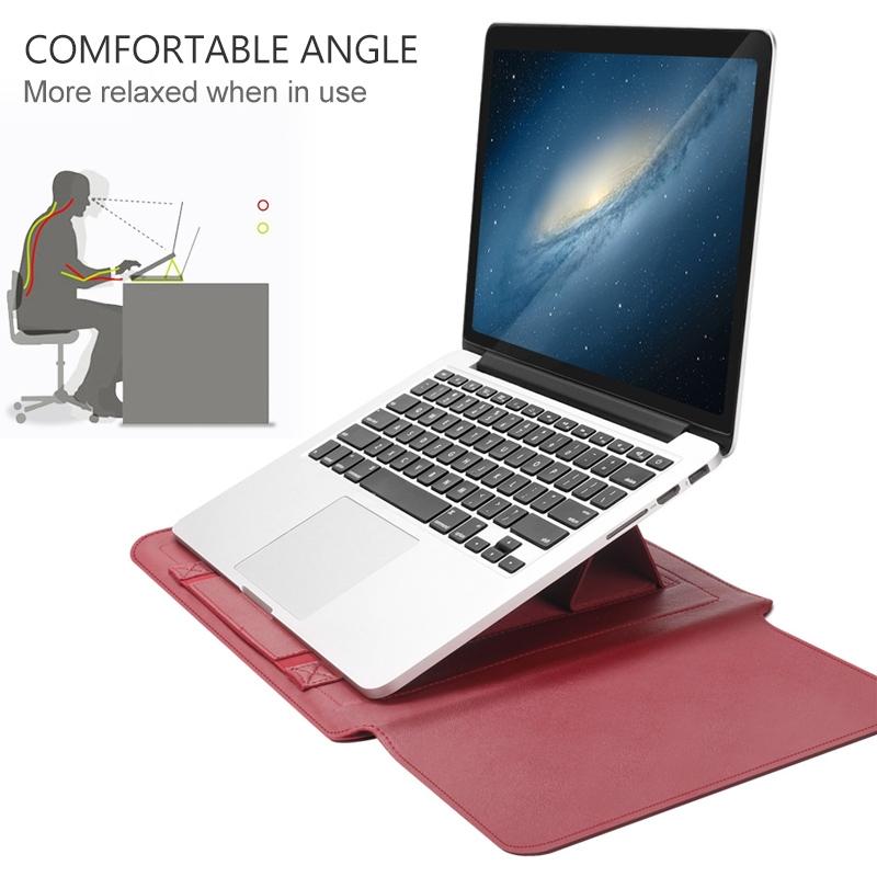 Universal Waterproof Laptop Bag Set With Handle Stand Pen Holder Winders Mouse & Charger Bags - Green