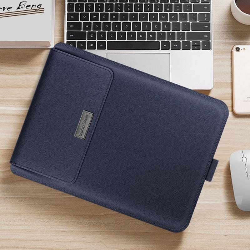 Universal Waterproof Laptop Bag Set With Handle Stand Pen Holder Winders Mouse & Charger Bags - Rose Gold