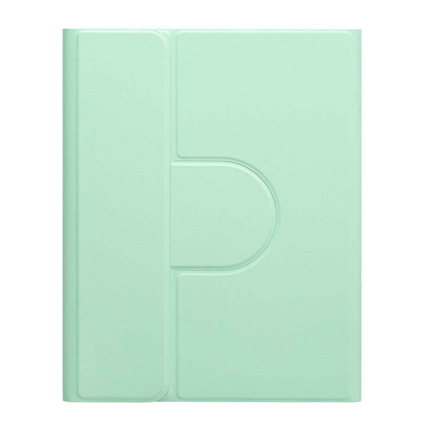 360 Degree Rotatable Bluetooth Keyboard Leather Case - Square Button - Pink - For Ipad 10.2 2021 / Air 2019