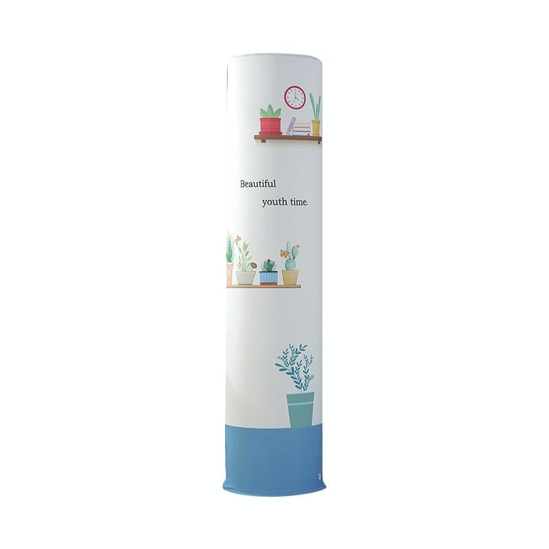 185 x 40 Cm Elastic Cloth Cabinet Air Conditioner Dust Cover - Monstera