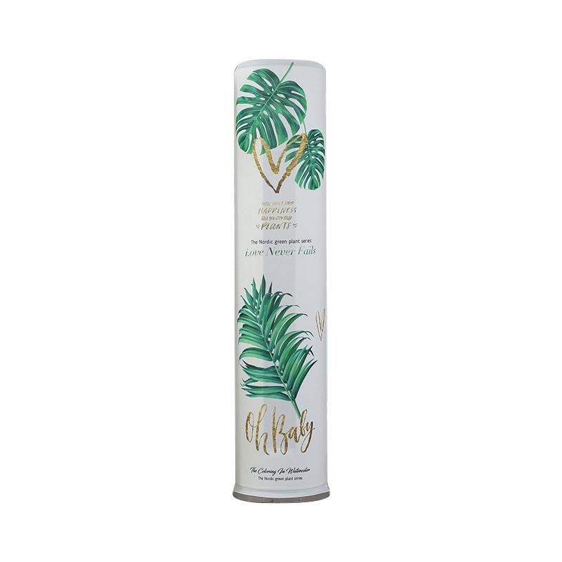 190 x 40 Cm Elastic Cloth Cabinet Air Conditioner Dust Cover - Monstera