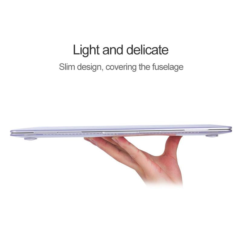 Shockproof Crystal Laptop Protective Case - Transparent