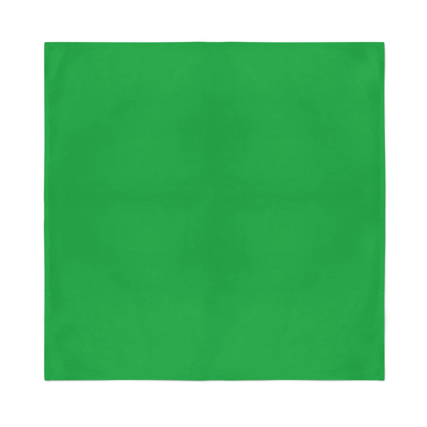 Plain Bandana 100% COTTON Head Wrap Durag Bandanna Summer Biker Scarf Mask - Green