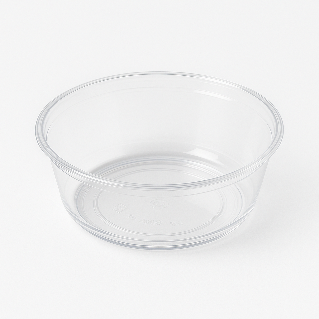 288x Premium Plastic Round Dessert Cups BPA Free Extra Strong Bulk - Clear