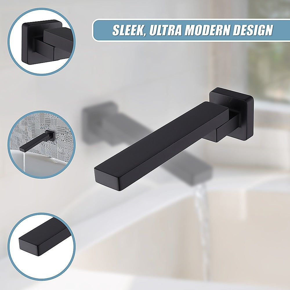 Bath In Wall Swivel Spout in Matte Black